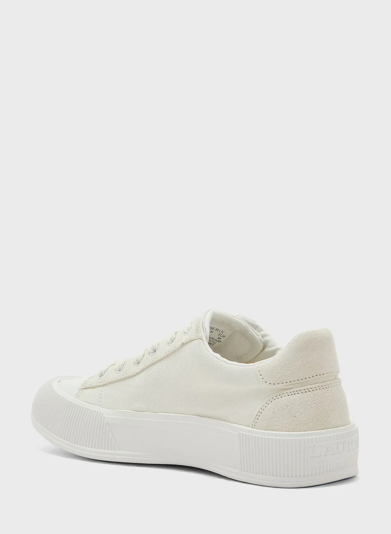 Lauren Ralph Lauren Lace Up Low-Top Sneakers