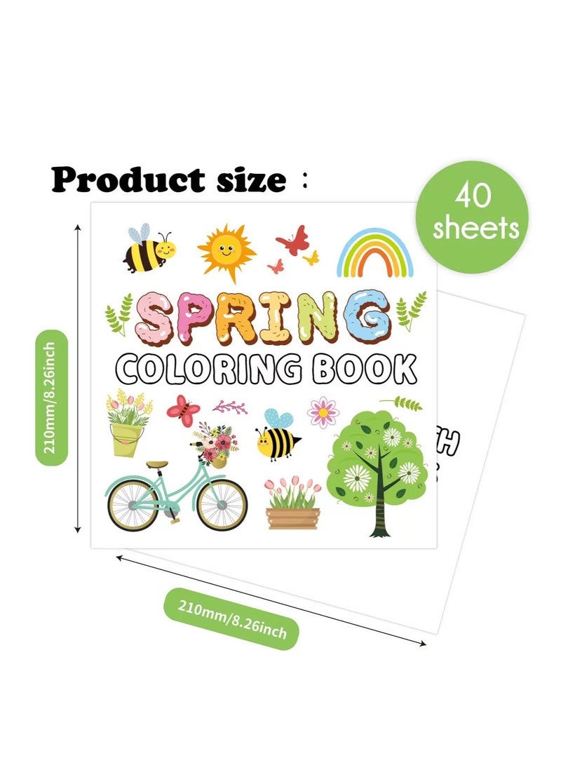 Coloring Book 40 Cartoon Graffiti Suitable For Children Over 4 Years Old - Image 3