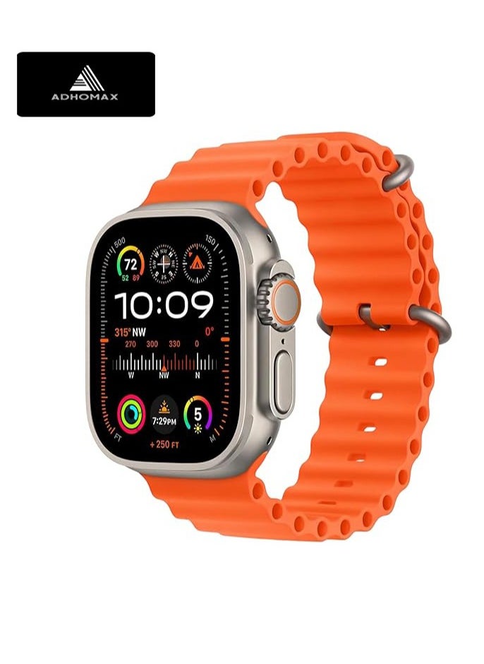 adhomax - New 2025 T800 Ultra Smart Watch, Series 8, Elegant Design 1.99", Infinite Display, Fitness Tracker, Heart Rate, Oxygen Monitor, Calls, Wireless Charging, Works With IOS, android for men, women - Image 1