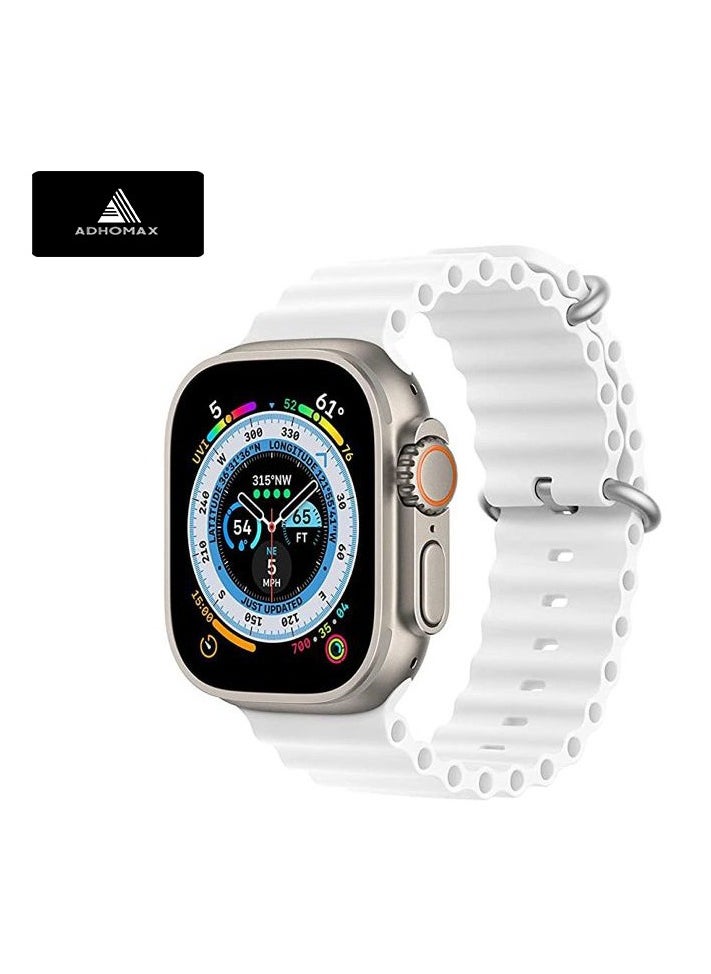 adhomax - New 2025 T800 Ultra Smart Watch, Series 8, Elegant Design 1.99", Infinite Display, Fitness Tracker, Heart Rate, Oxygen Monitor, Calls, Wireless Charging, Works With IOS, android for men, women - Image 1
