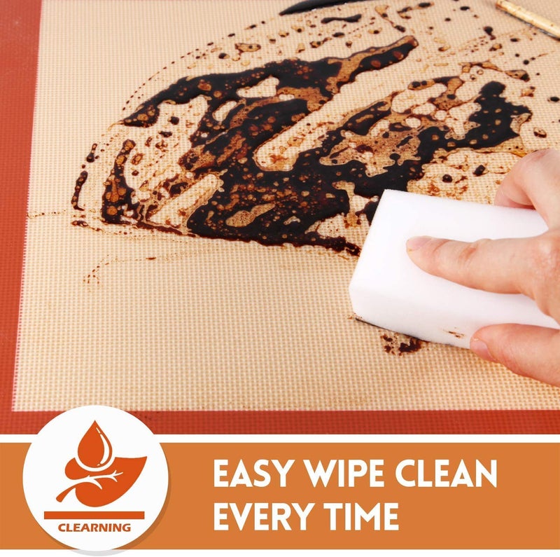 Perfect Pricee Reusable Silicone Baking Mat Kneading Dough Mat with Measuring Information Included - Image 4