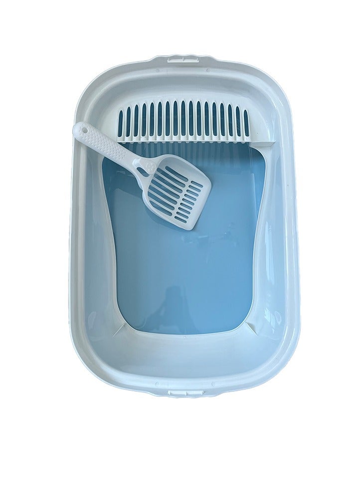 Generic Cat Litter Tray 47cmx36cmx18cm – Light Blue  - Image 1
