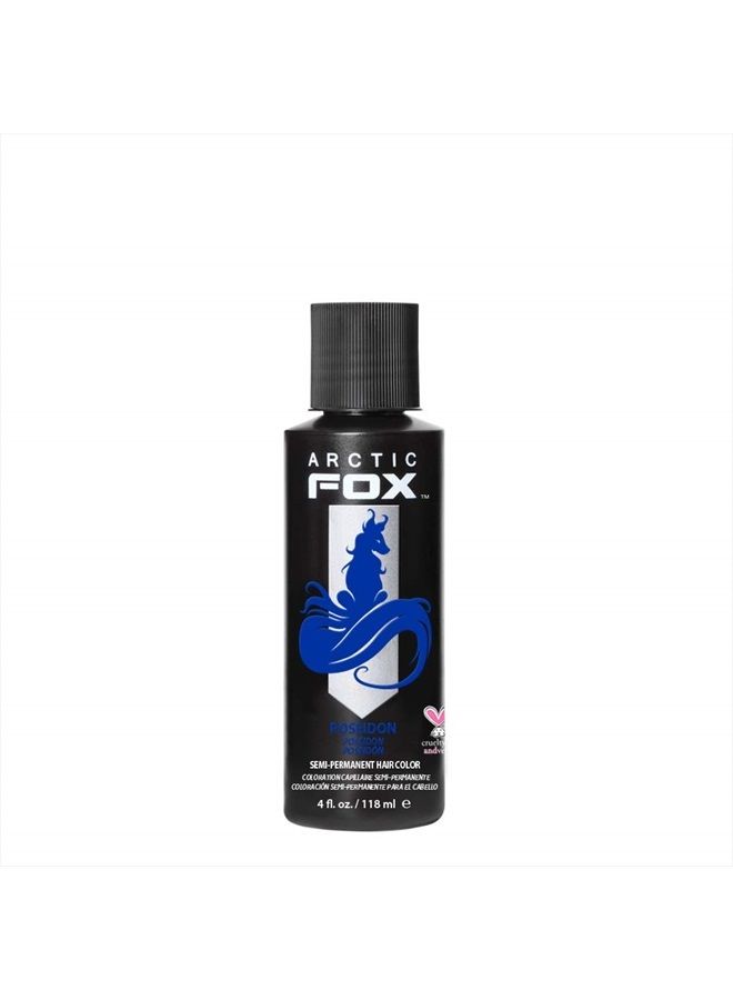 ARCTIC FOX Vegan and Cruelty-Free Semi-Permanent Hair Color Dye (4 Fl Oz, Poseidon) - Image 1