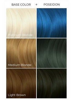 ARCTIC FOX Vegan and Cruelty-Free Semi-Permanent Hair Color Dye (4 Fl Oz, Poseidon)  - Image 2