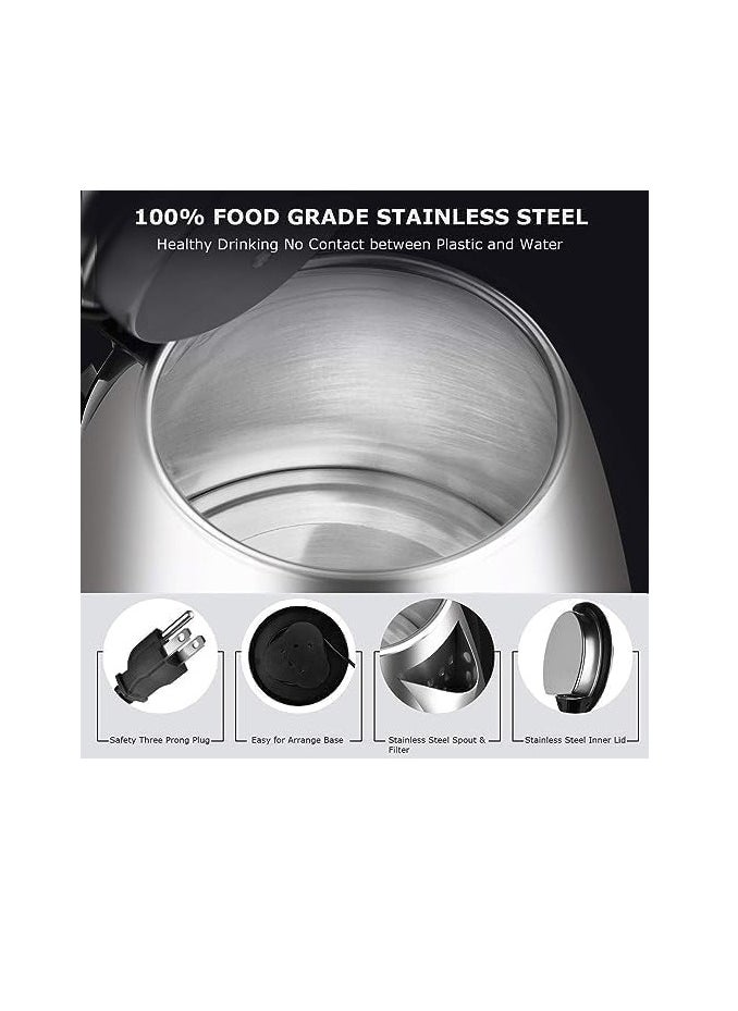 Spaceshoop Electric Kettle 2 Liter Design For Hot Tea, Coffee, Milk, Rice and Other Multipurpose Cooking Foods Kettle  - Image 3