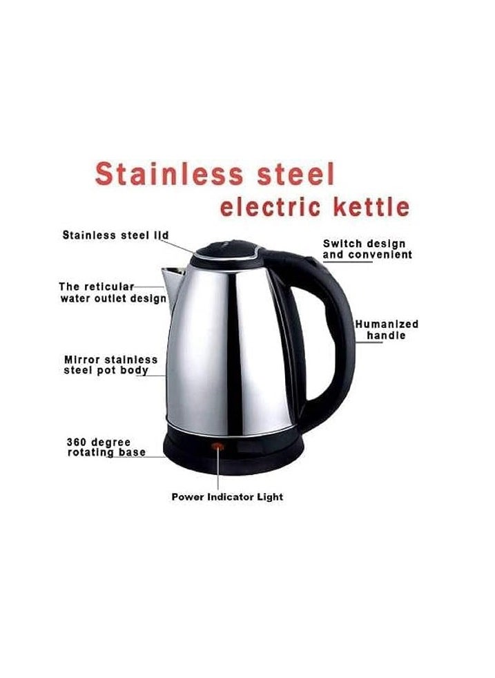 Spaceshoop Electric Kettle 2 Liter Design For Hot Tea, Coffee, Milk, Rice and Other Multipurpose Cooking Foods Kettle  - Image 5