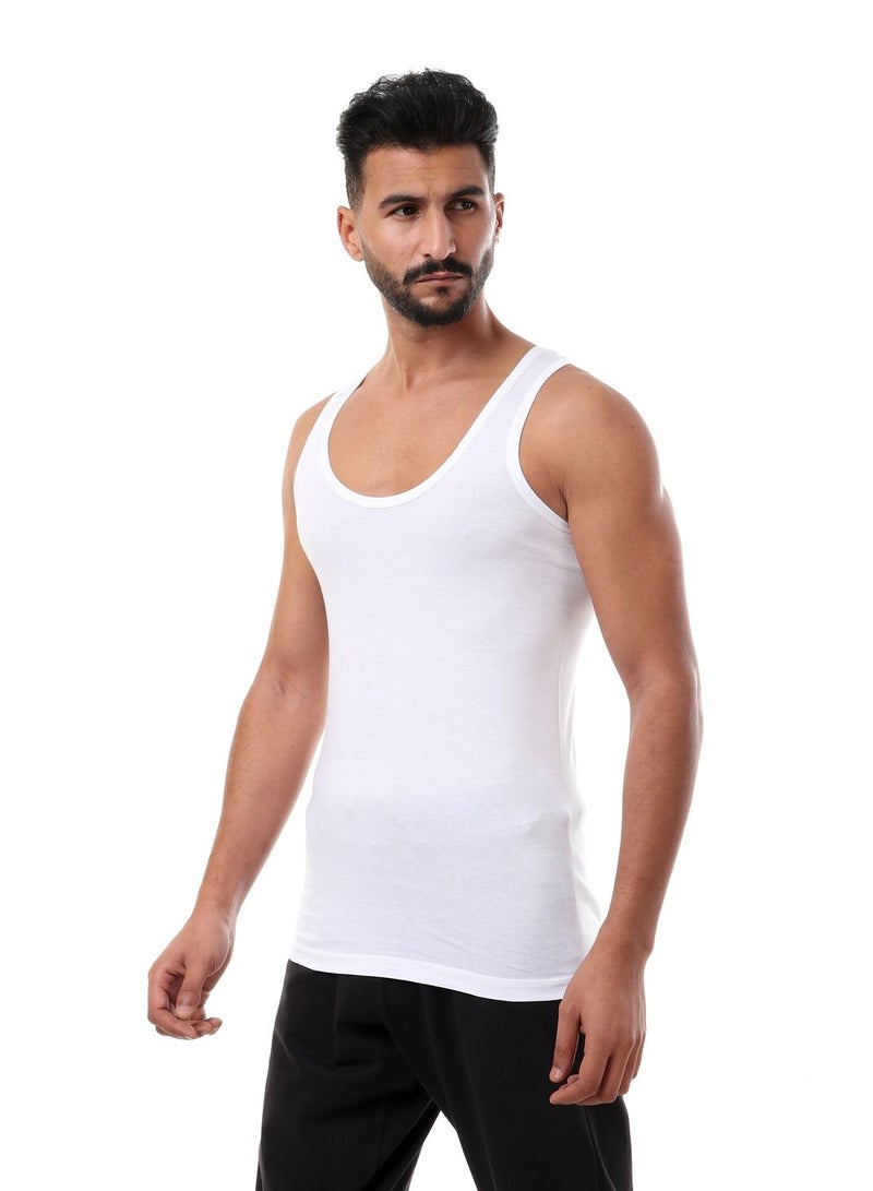 embrator Bundle Of Three Breathable Cotton Undershirts - White - Image 4