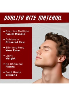 Cuken 2 Piece Grey Jaw Exerciser Chisel Ball Trainer Face Exerciser Lift Fitness, Neck Toning and Double Chin Exercise Device for Facial line  - Image 2