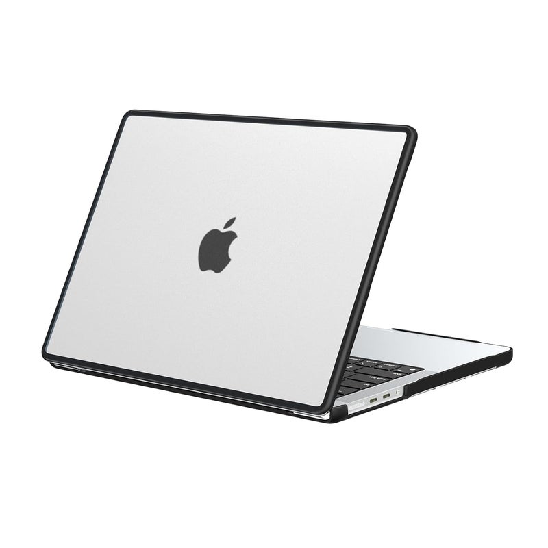 BlueSwan غطاء صلب من BlueSwan متوافق مع MacBook Pro مقاس 14 بوصة 2025 2024-2021، M4 M3 M2 M1 A3112 A3185 A3401 A2918 A2992 A2779 A2442 Pro/Max، إطار TPU ناعم مضاد للتمزق، غير لامع، واضح - Image 1