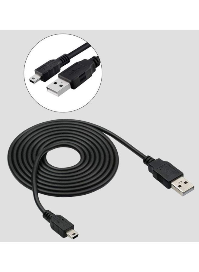 1M USB Charger Cable Compatible with PlayStation PS3/PS3 Slim SixAxis Controller Charging Cable for Digital Camera Hero3/4 USB Magnetic Ring Data Transfer Cable  - Image 1
