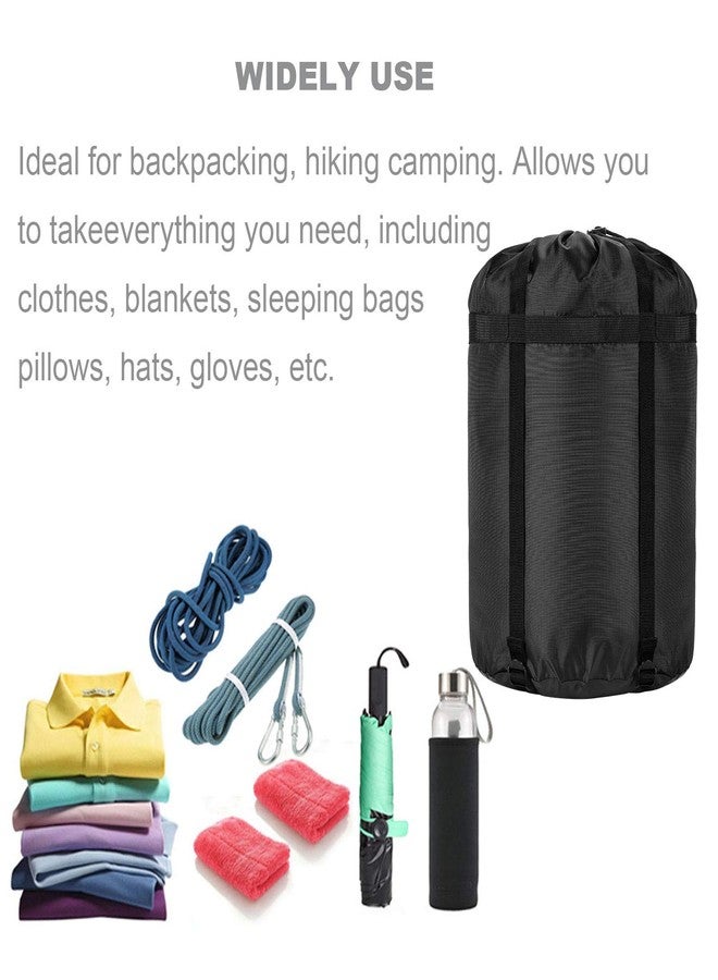 Borogo Compression Stuff Sack, 2-Pack 36L Sleeping Bags Storage Stuff Sack Organizer Waterproof Camping Hiking Backpacking Bag for Travel - Great Sleeping Bags Clothes Camping Hiking - Image 5