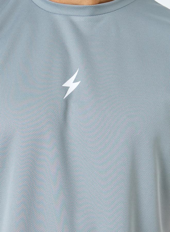 ستايلي اكتيف ستايلي تانك رياضي بقصة مريحة وطبعة بسيطة - Image 3