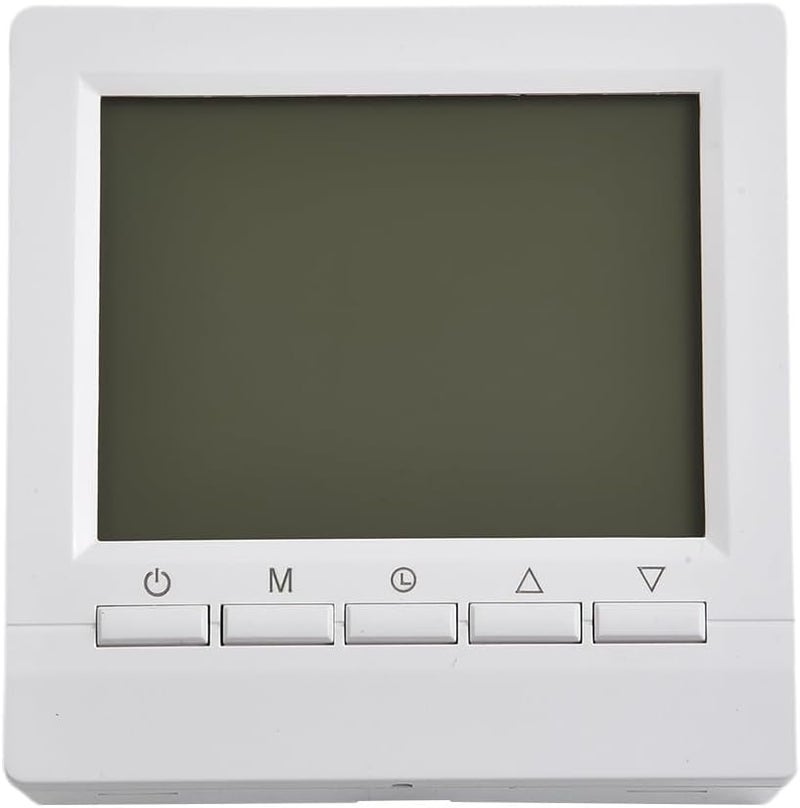 منظم حرارة رقمي للغرفة للتدفئة الكهربائية تحت الأرضية مع شاشة LCD، تحكم قابل للبرمجة في درجة الحرارة، مستشعرات مدمجة وأرضية، هيكل بلاستيكي ومعدني للمكتب المنزلي - Image 5