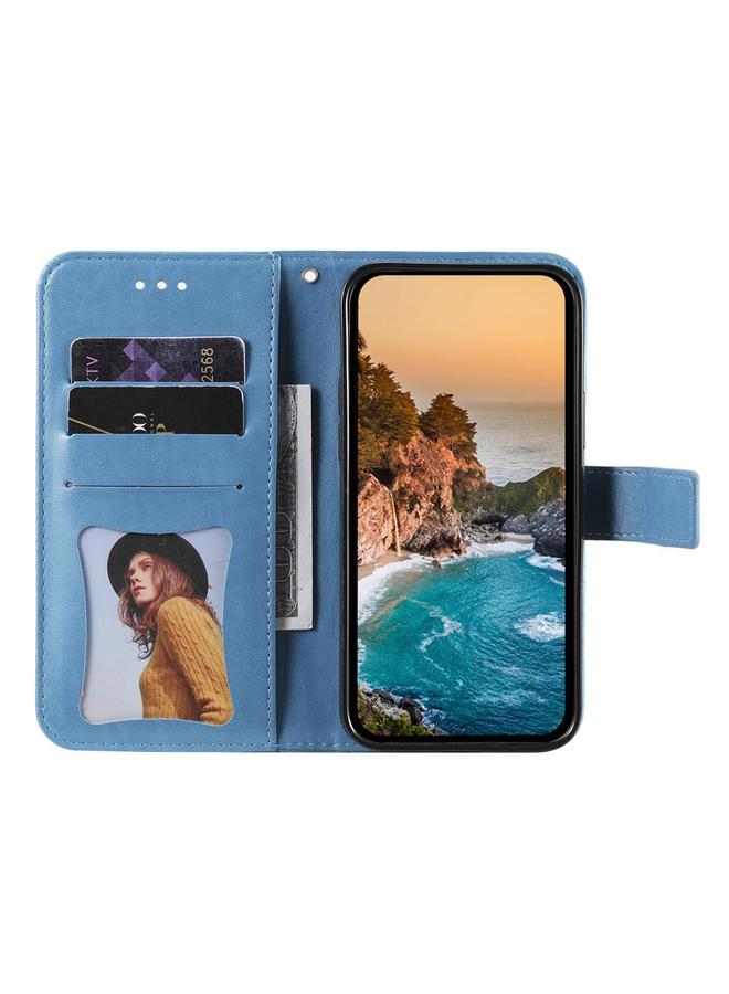 Zaboon Case For Honor X8c 4G Seven-petal Flowers Embossing Leather Phone Case - Image 3