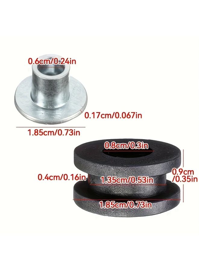 10 Pcs Silicone Rubber Gasket Set for Motorcycle Fairing Brackets Shockproof Cable Ties Bolts Washers and Windshield Pads Durable Weather Resistant Easy to Install Motorcycle Accessories 20 Packs - Image 5