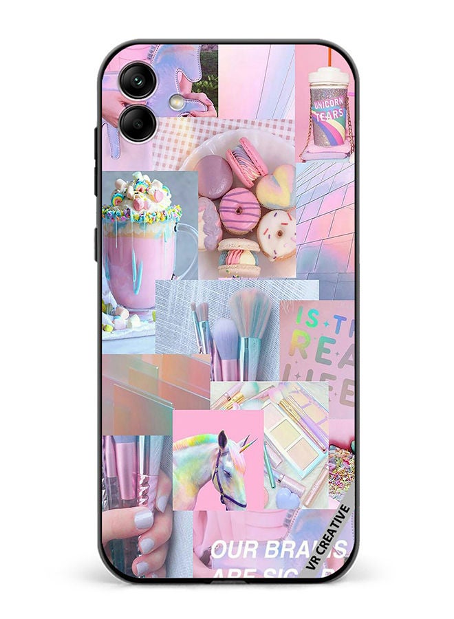 VR CREATIVE Protective Case Cover For Samsung Galaxy A04 Pink Design College Design Multicolour - Image 1