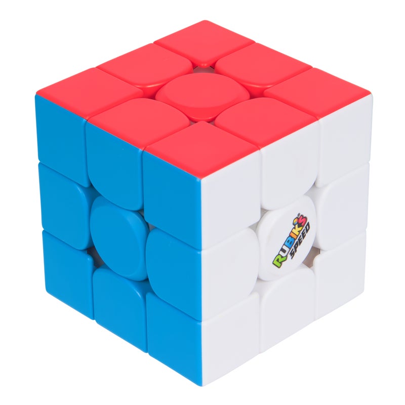 Rubik's Cube, 3x3 Magnetic Speed Cube for Super Fast Solves, Twisting Fidget Toy, Challenging Brain Teaser & Sensory Puzzle for Adults, Teens, & Kids, Stocking Stuffers for Ages 8 & Up - Image 1