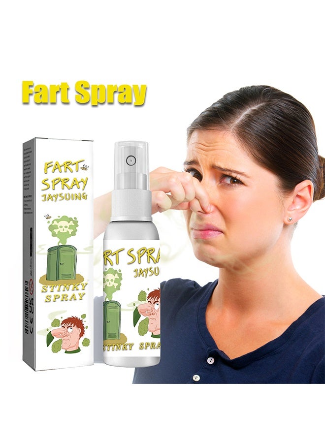 Jaysuing Tricky Stinky Fart Spray Rich Quality Durable Sturdy Long Lasting Smell Funny Fart Stinky Spray Joke Toy Have Fun Gift For Boys And Girls 30ML - Image 1
