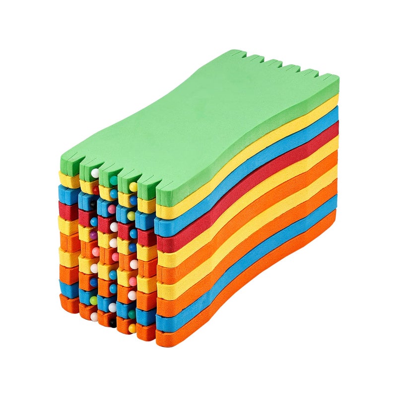 SAMSFX Fishing Leader Line Holder Foam Board Snelled Hook Keeper with Retaining Pins Accessories Pack of 10 (14 x 6cm, Pins Included) - Image 1