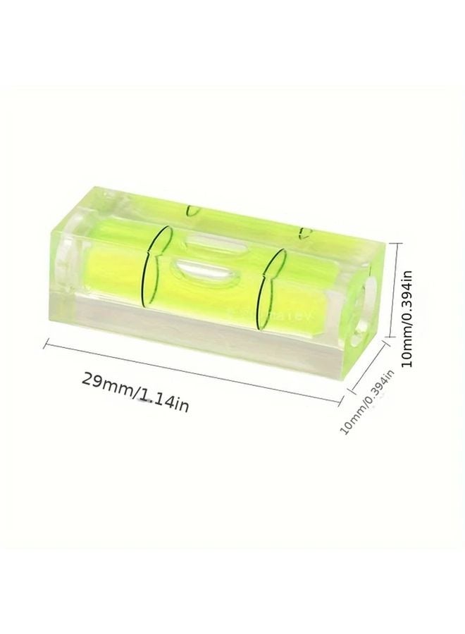 5pcs Mini Square Bubble Level Set 29mm For Carpentry Wood Carving Furniture Alignment DIY - Image 3