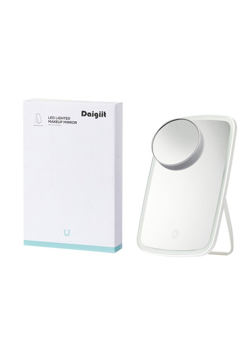 Daigiit LED Lighted Makeup Mirror White - Image 1