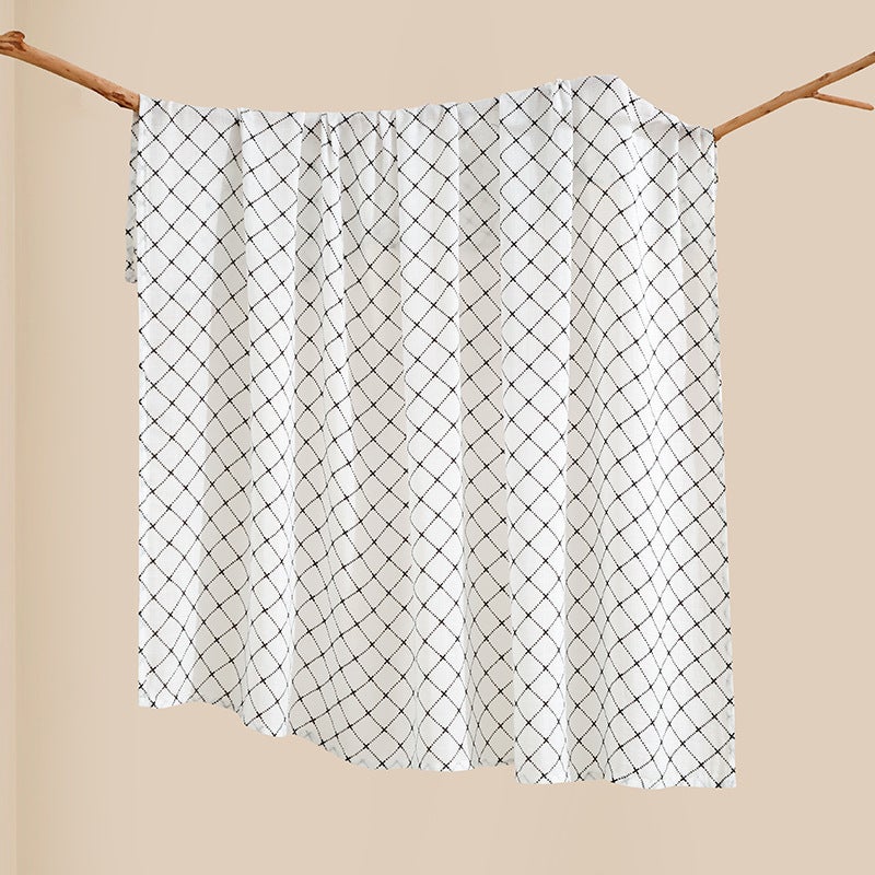 Cotton Two-Layer Wrapping Towel Soft Breathable Newborn Bath Towel Cover Blanket Wrapping Blanket Baby Baby Products Swaddle Towel - Image 1