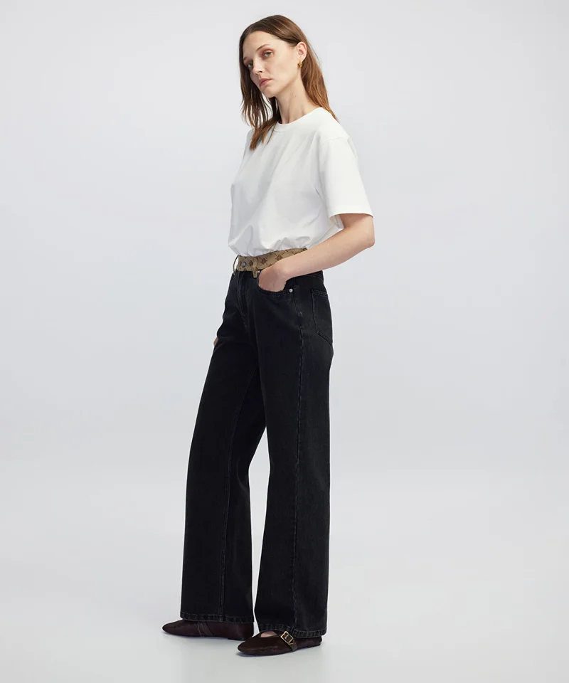 ابيكول Monogram Jacquard Jeans