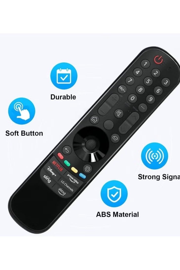 Anmi Anmi New Remote MR23GA Replacement for LG Magic Remote,2023 Universal Remote Control for LG Smart TVs (No Voice and No Air Mouse (Pointer) Function),LG TV Remote Compatible with All Models for LG TV
