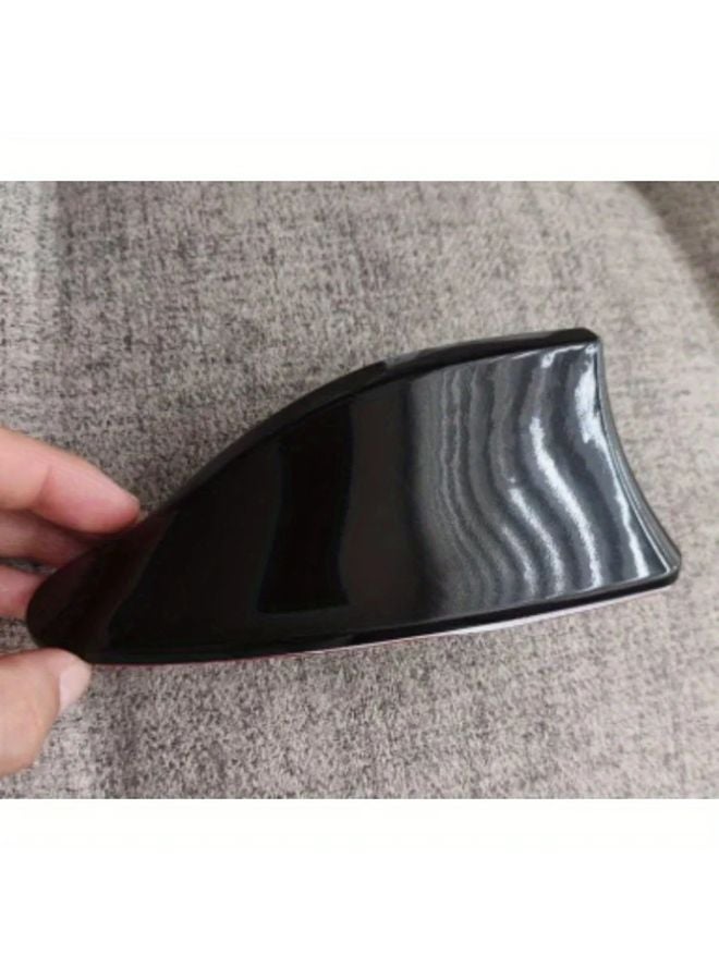 2pcs Black Car Shark Fin Antenna Cover For VW Passat Golf Polo Tiguan Jetta - Image 2