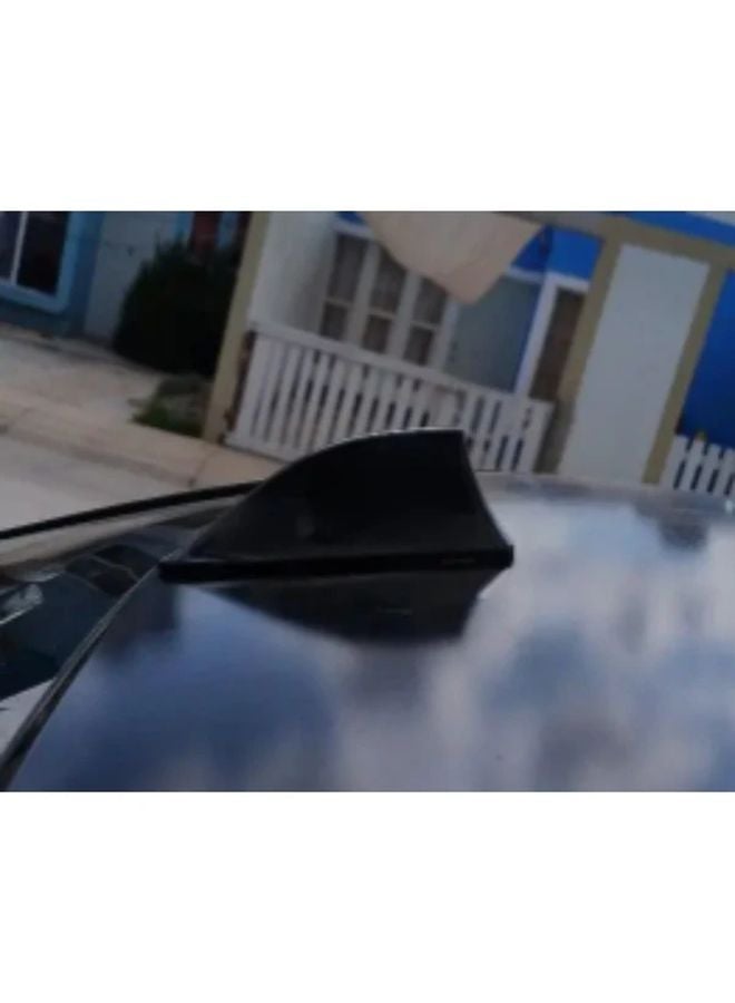 2pcs Black Car Shark Fin Antenna Cover For VW Passat Golf Polo Tiguan Jetta - Image 5