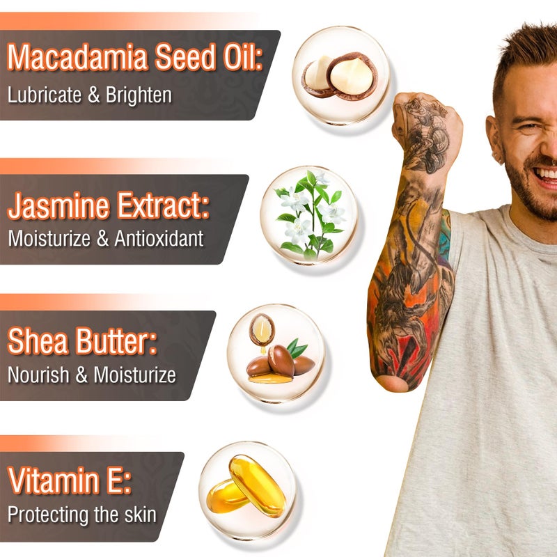 Samnyte Tattoo Balm, 3.53Oz, Tattoo Cream Stick for Moisturizing, tattoo aftercare butter Lotion-3.53Oz - Image 3