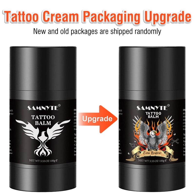 Samnyte Tattoo Balm, 3.53Oz, Tattoo Cream Stick for Moisturizing, tattoo aftercare butter Lotion-3.53Oz - Image 2