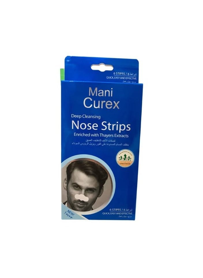 Mani Curex Mani Curex Deep Cleansing Nose 6 Strips  - Image 1