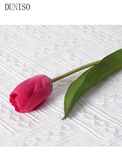 DUNISO 8pcs Artificial Flowers Table Centerpieces Decor Fake Tulips Silk Flowers Bouquets Arrangement for Home Room Office Party Table Flowers Decoration Wedding Table Centerpieces  - Image 5