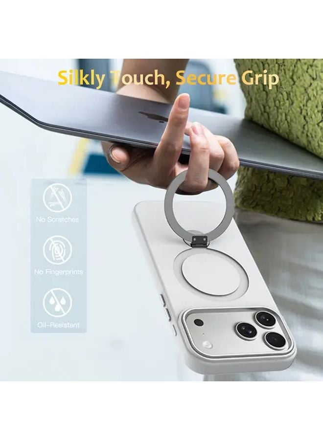 Apricot Universal Air Full Body Protective Case For iPhone 16 Pro Max With 360 Rotating Stand - Image 2
