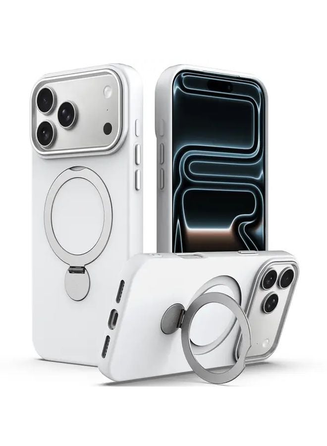 Apricot Universal Air Full Body Protective Case For iPhone 16 Pro Max With 360 Rotating Stand - Image 1