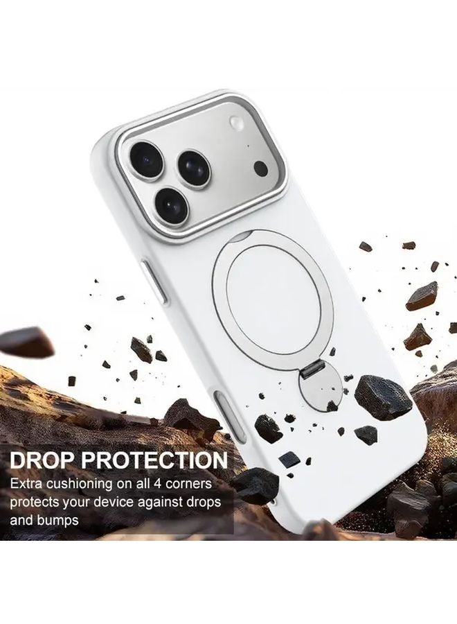 Apricot Universal Air Full Body Protective Case For iPhone 16 Pro Max With 360 Rotating Stand - Image 4