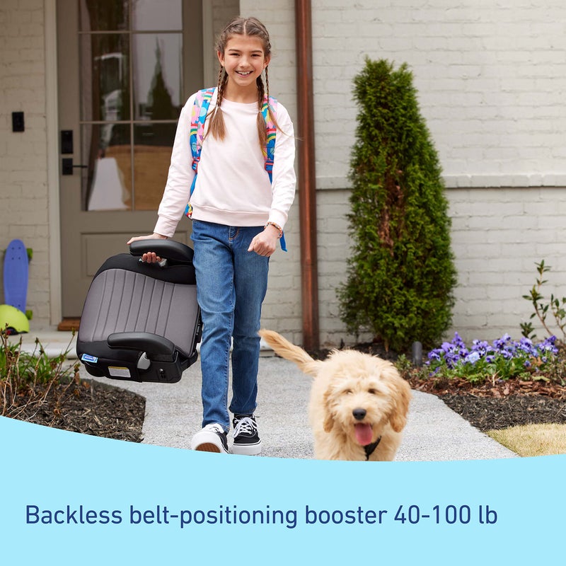 Graco TurboBooster 2.0 Backless Booster Car Seat, Trisha, Easy to Clean with Halfway Cup Holders - Image 2