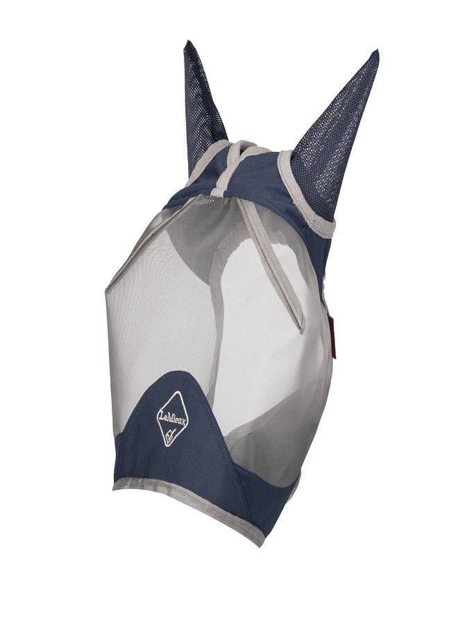 LeMieux ArmourShield Pro Half Fly Mask (Navy - Large) - Image 1
