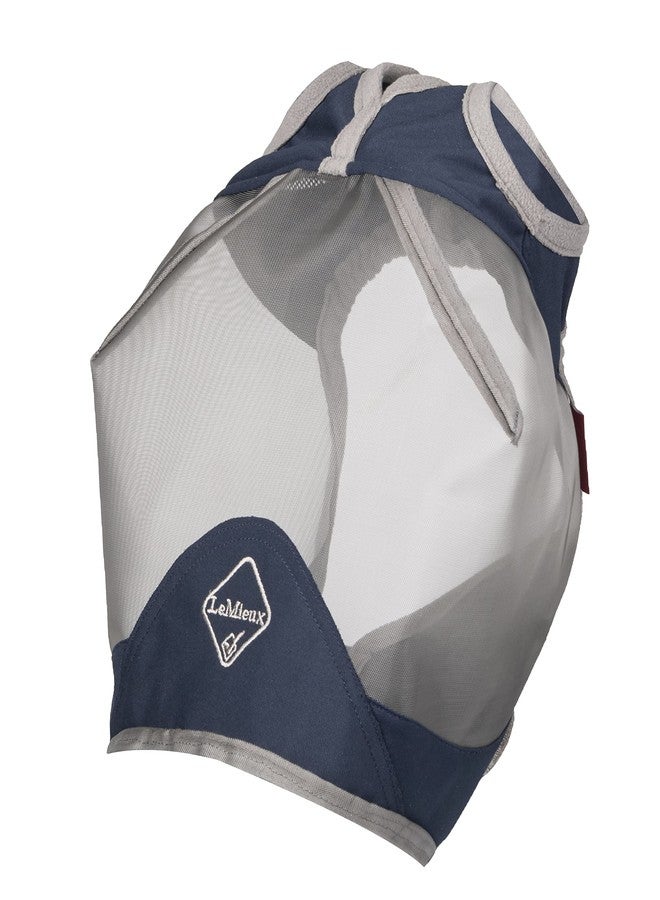 LeMieux ArmourShield Pro Half Fly Mask (Navy - Large) - Image 4