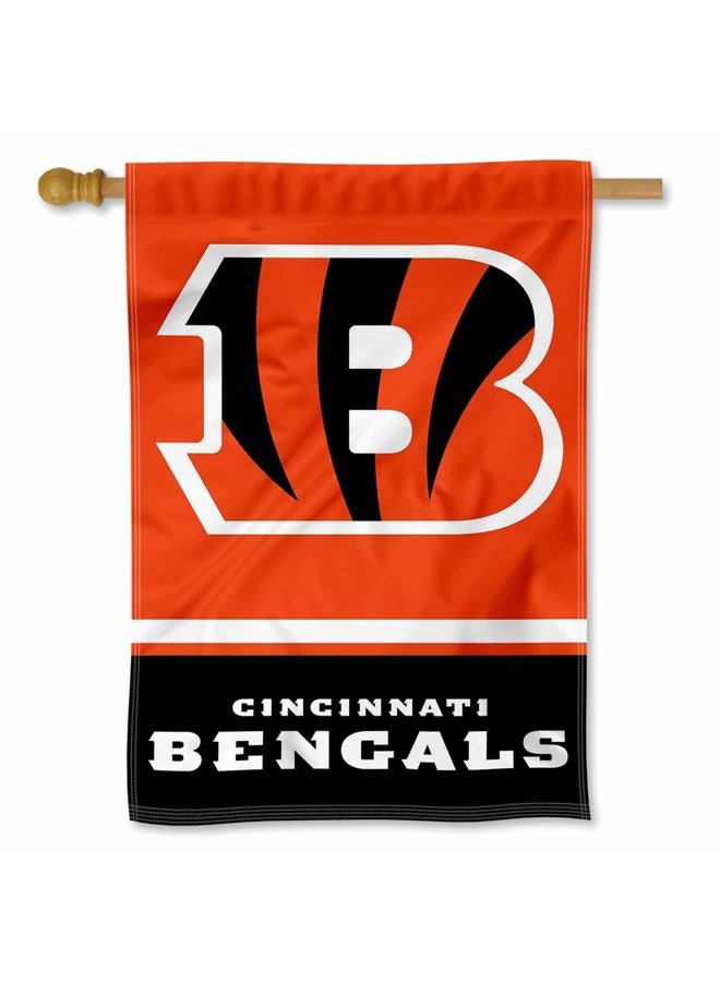 WinCraft Cincinnati Bengals Two Sided House Flag - Image 1