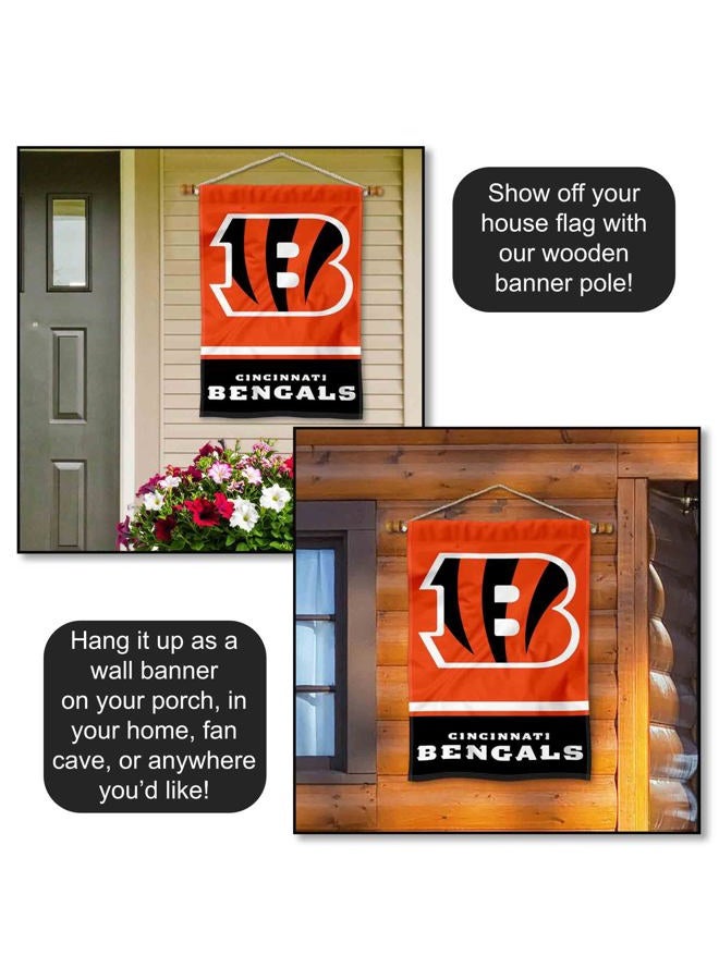 WinCraft Cincinnati Bengals Two Sided House Flag - Image 5