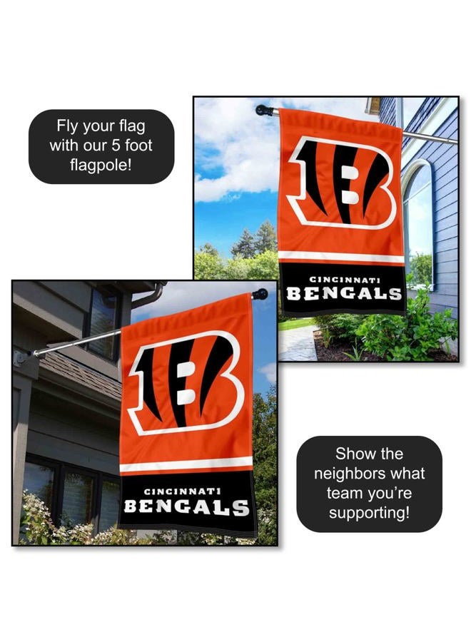 WinCraft Cincinnati Bengals Two Sided House Flag - Image 4