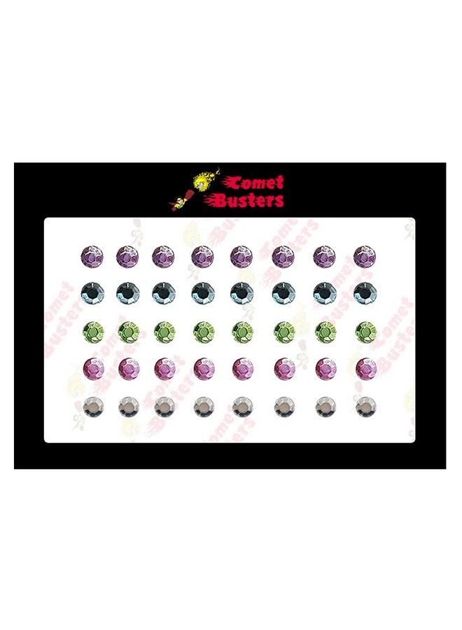 Comet Busters Beautiful Multicolor Stone Bindi (4 Mm) (Bin1011) - Image 4
