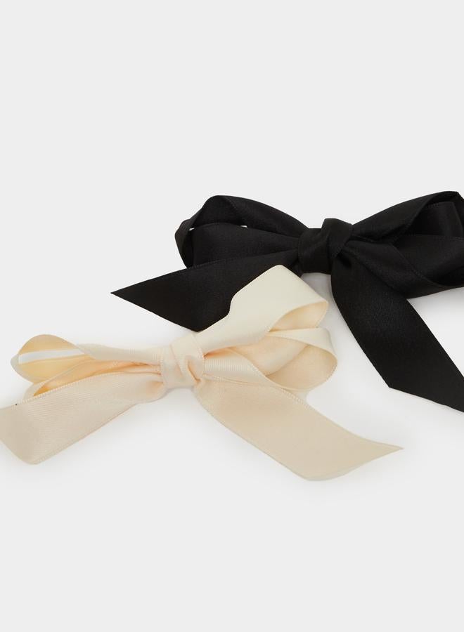 ستايلي طقم مشابك شعر بشريط من قطعتين - Image 3