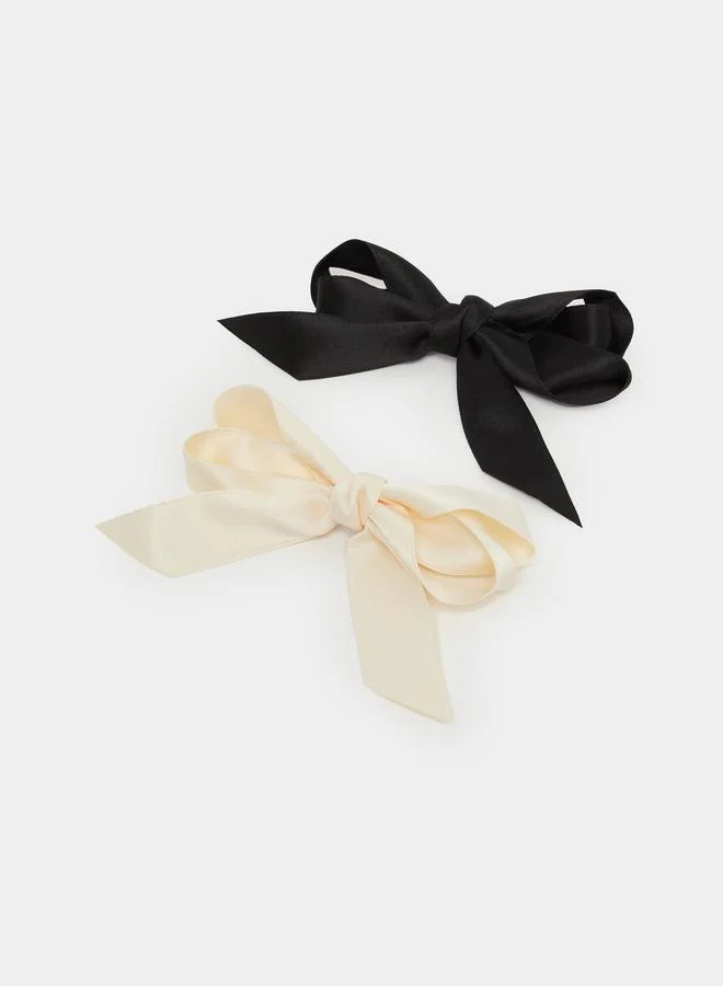 ستايلي Styli Set of 2 - Ribbon Hair Clip