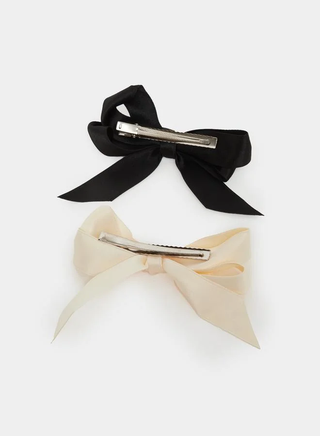 ستايلي Styli Set of 2 - Ribbon Hair Clip