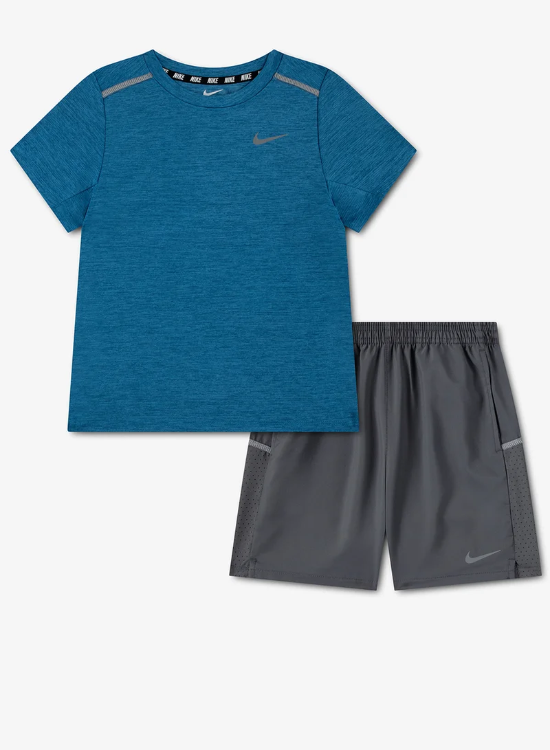 Nike Kids Dri-Fit Miler Top & Shorts Set