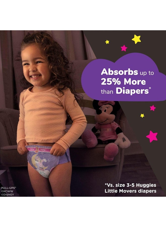 Pull-Ups Girls' Nighttime Potty Training Pants, Training Underwear, 3T-4T (32-40 lbs), 60 Ct - Image 3