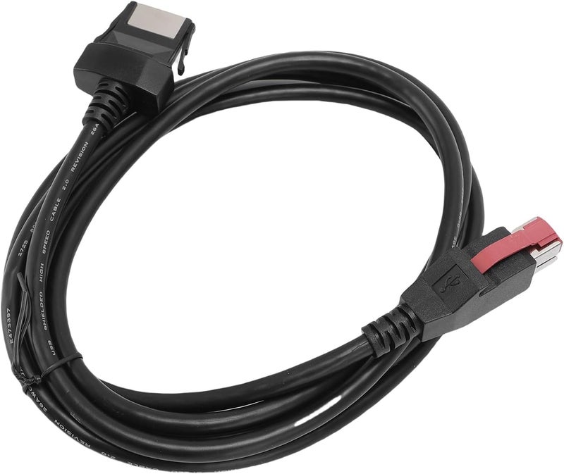 كابل ماسح الباركود USB من aqxreight بطول 5.9 قدم من PVC، كابل استبدال لماسح الباركود لأنظمة نقاط البيع والطابعات، يوفر كابل نقل USB وكابل الباركود. - Image 3